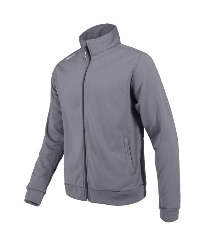 Sudadera Joluvi Score Full Gris Medio Hombre