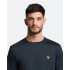 T-shirt Lyle & Scott Sp1-Shoulder de marca para homem Preto