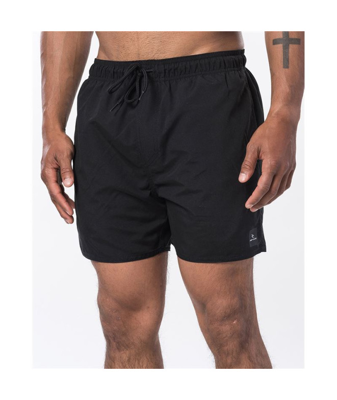 Fato de banho Rip Curl Offset Volley 15" Preto
