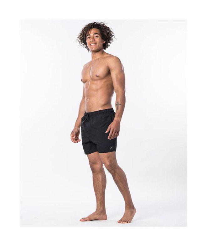 Fato de banho Rip Curl Offset Volley 15" Preto
