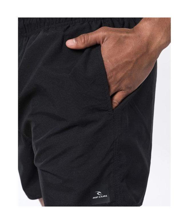 Fato de banho Rip Curl Offset Volley 15" Preto