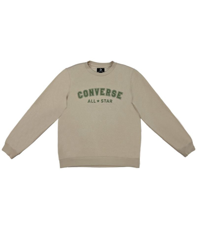 Sweatshirt Converse Classic Fit All Star Single Screen Natural