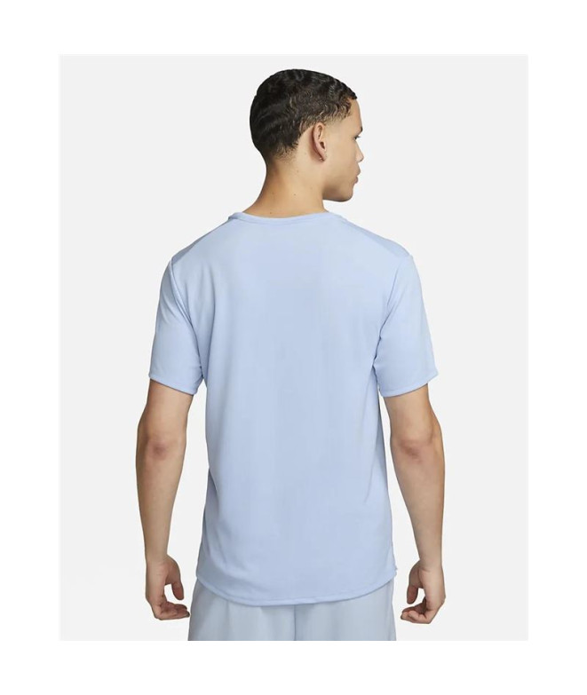 Top de running Nike Dri-Fit Uv Miler Man Blue
