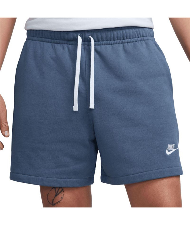 Calça Nike French Terry Homem Velo Club Azul