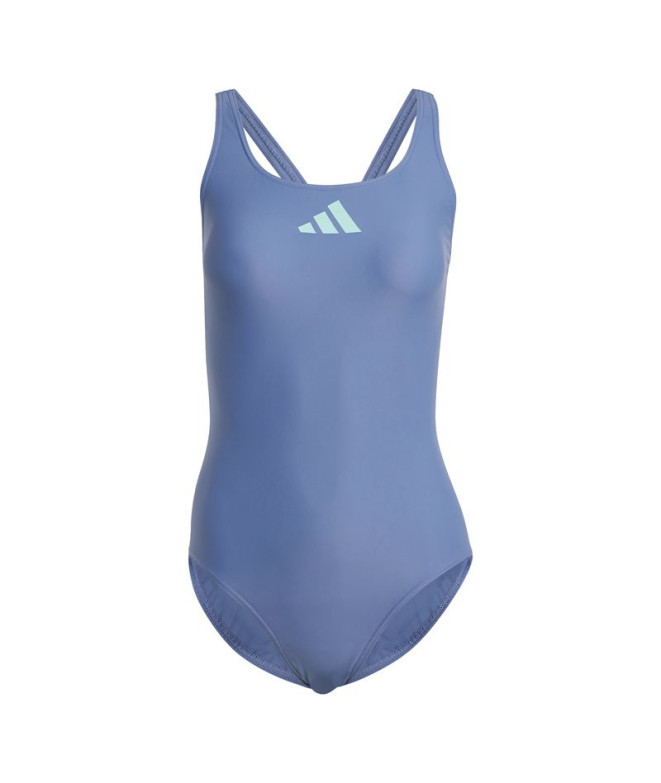 Fato de banho Natação adidas de 3 Bars Suit Mulher