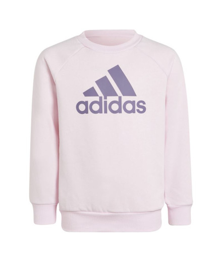 Fato de treino adidas Lk Bos Jog Fleece Infantil Rosa