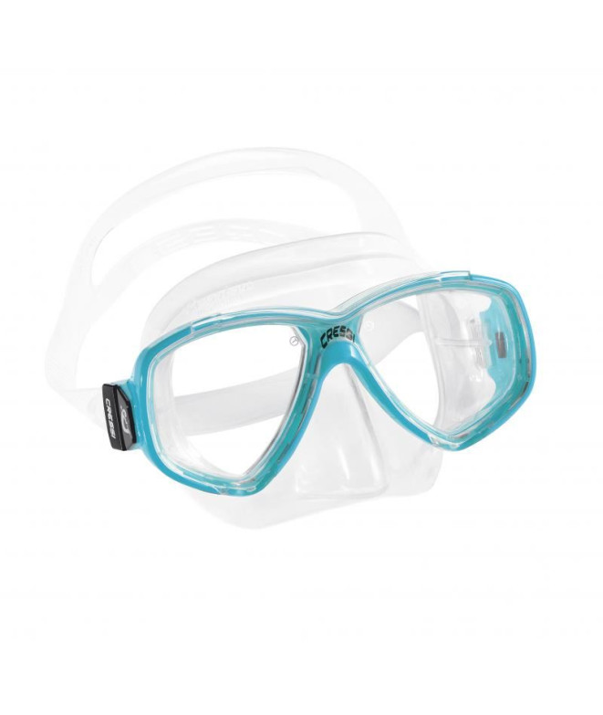 Masque de plongée Cressi Perla transparent - aigue-marine