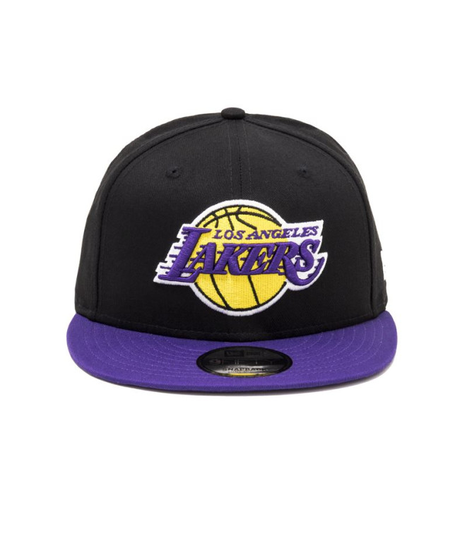 Boné New Era LA Lakers Logo 9FIFTY Preto