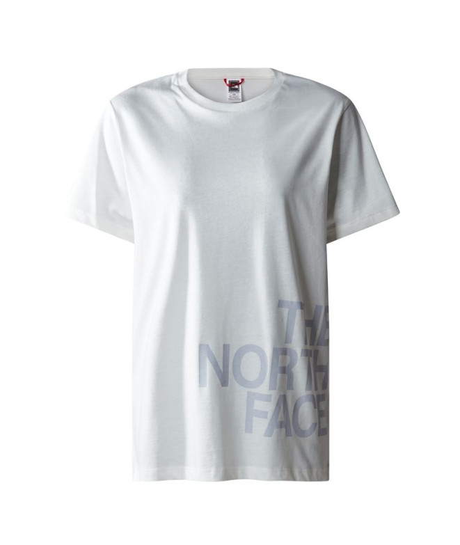 Camiseta The North Face Blown Up Logo Gardenia White Mujer