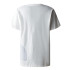 Camiseta The North Face Logótipo insuflado Gardenia Branco Mulher