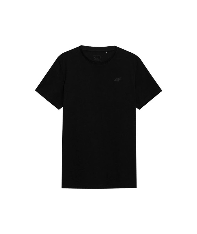 T-shirt 4F Regular Plain Man Noir