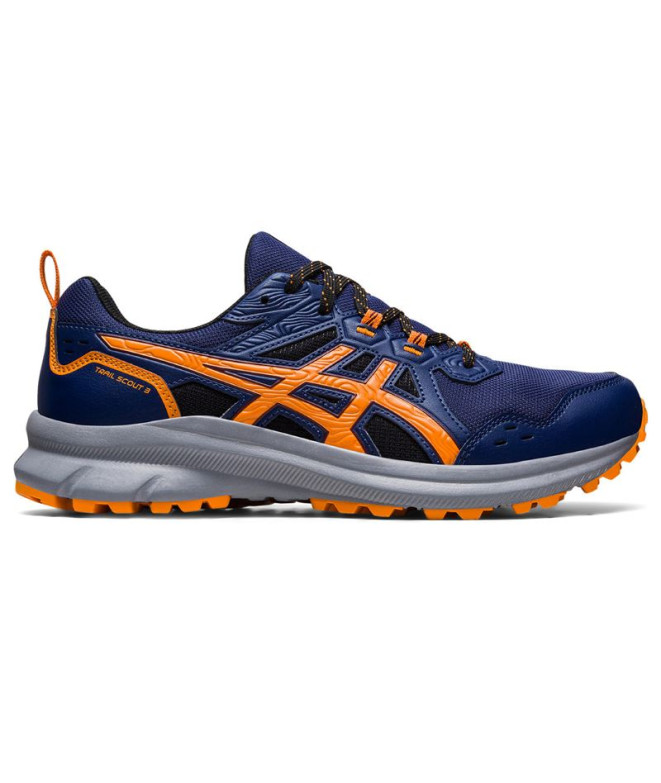 ASICS Trail Running Chaussures ASICS Trail Scout 3 Men's Chaussures Deep Ocean/Bright Orange