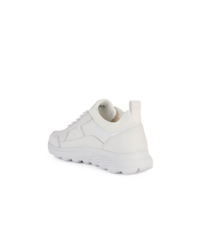 Geox D Spherica Chaussures Femme Blanc