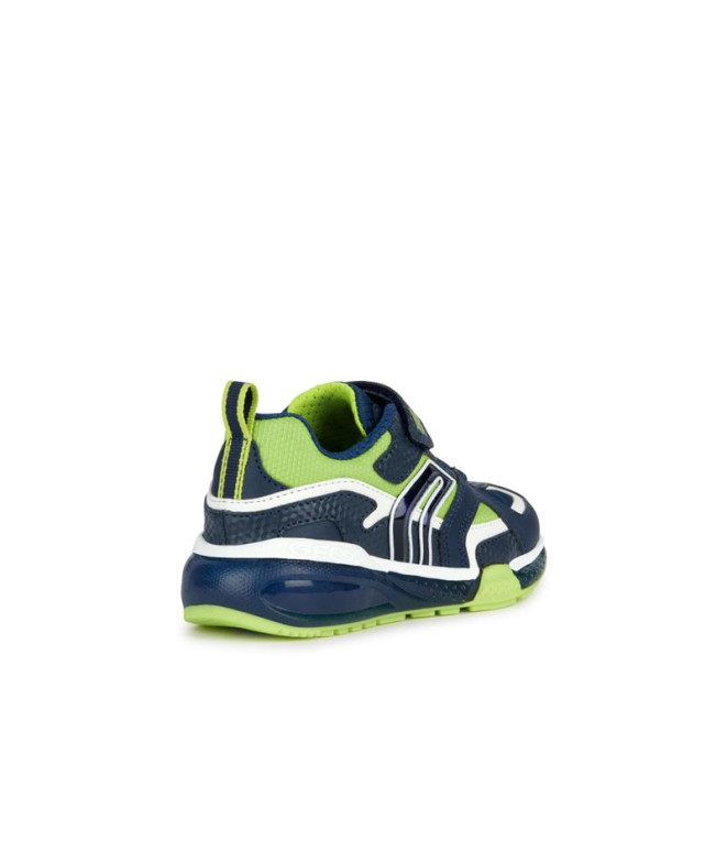 Geox Bayonyc Junior Chaussures Navy/Yellow