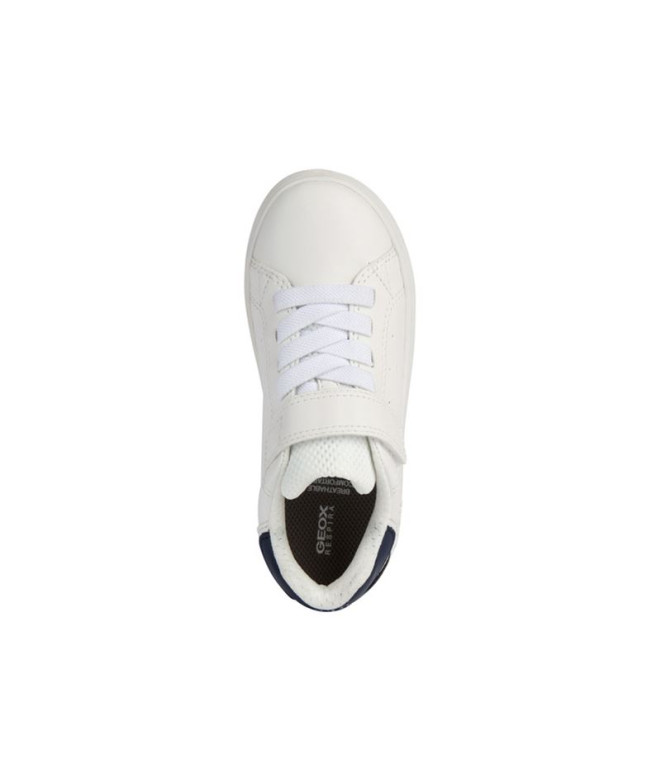 Chaussures Enfant Geox Eclyper Blanc/Bleu