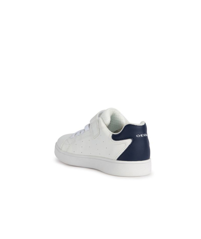 Chaussures Enfant Geox Eclyper Blanc/Bleu