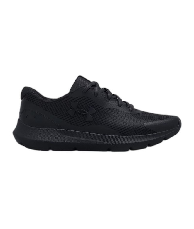 Chaussures de running Under Armour Grade School UA Surge 3 Boys Black