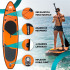 Tabela de Paddle Surfar Insuflável Winvey Laranja