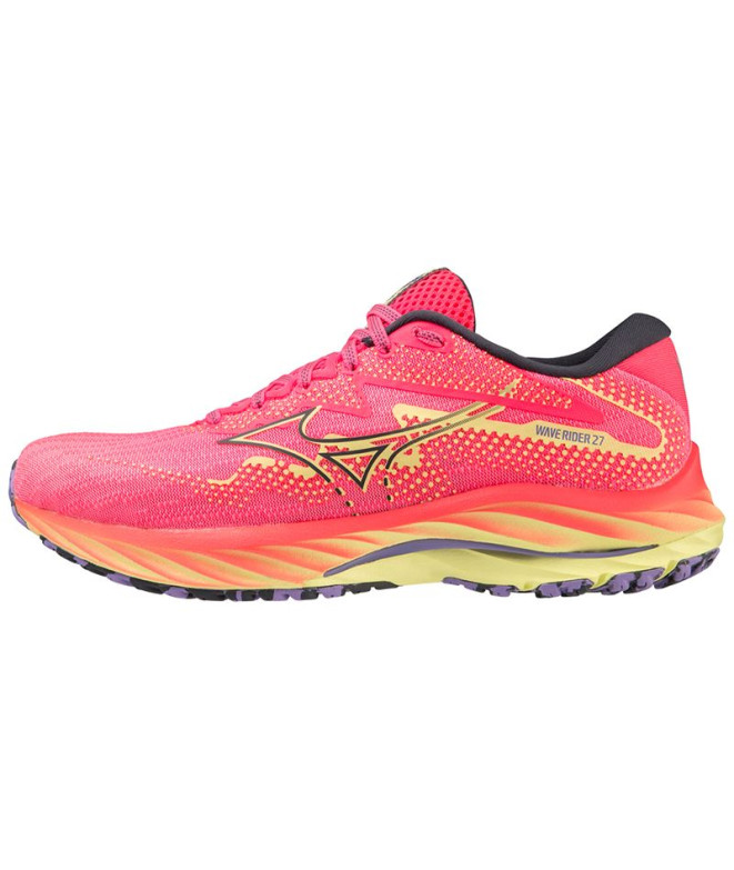 Sapatilhas Running Mizuno Wave Rider 27 Fluor...