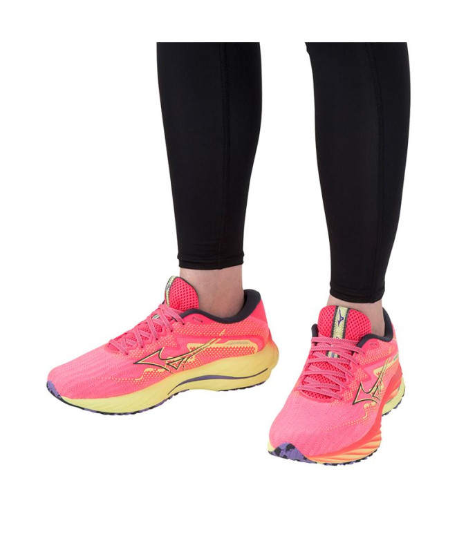 Sapatilhas Running Mizuno Wave Rider 27 Fluor...