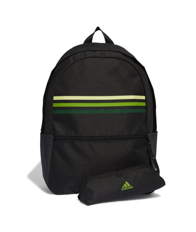 Mochila adidas Clássico horizontal de 3 riscas