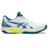 Zapatillas de Tenis ASICS Solution Speed Ff 2 Hombre Blanco/Restful Teal