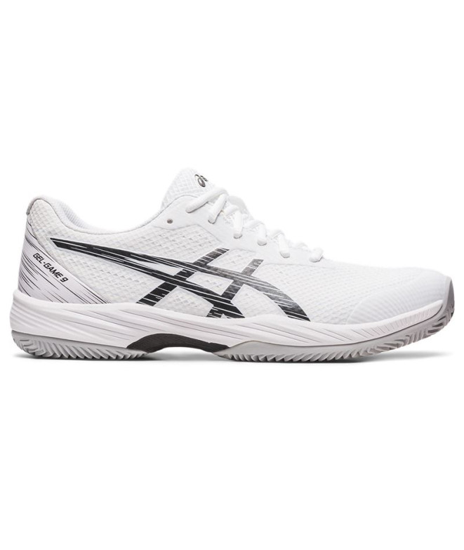 Chaussures de Tennis ASICS Gel-Game 9 Clay/Oc Homme White/Black