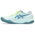 Sapatilhas de ténis ASICS Gel-Resolution 9 Clay para mulher, em mar calmo/azul cinzento