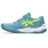 Sapatilhas de ténis ASICS Gel-Challenger 14 Clay Azul Cinzento/Amarelo Segurança para mulher