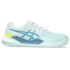 Zapatillas de Tenis ASICS Gel-Resolution 9 Gs Clay Infantil Sea/Gris Azul