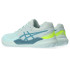 Zapatillas de Tenis ASICS Gel-Resolution 9 Gs Clay Infantil Sea/Gris Azul