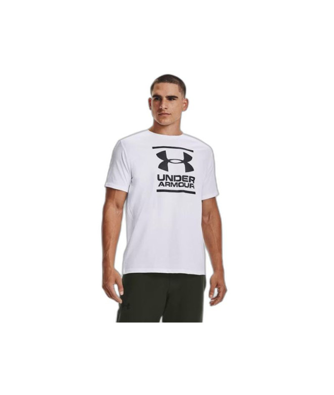 Camiseta de Fitness Under Armour UA GL FoundationSS Blanco Hombre