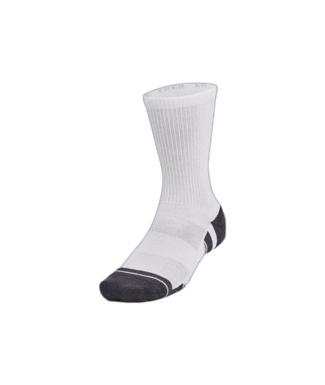 Chaussettes de sport Under Armour Performance Tech 3Pk Crew White