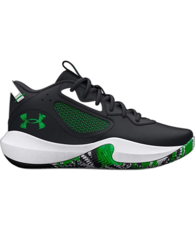 Chaussures de Basket-ball Under Armour Gs Lockdown 6 Black