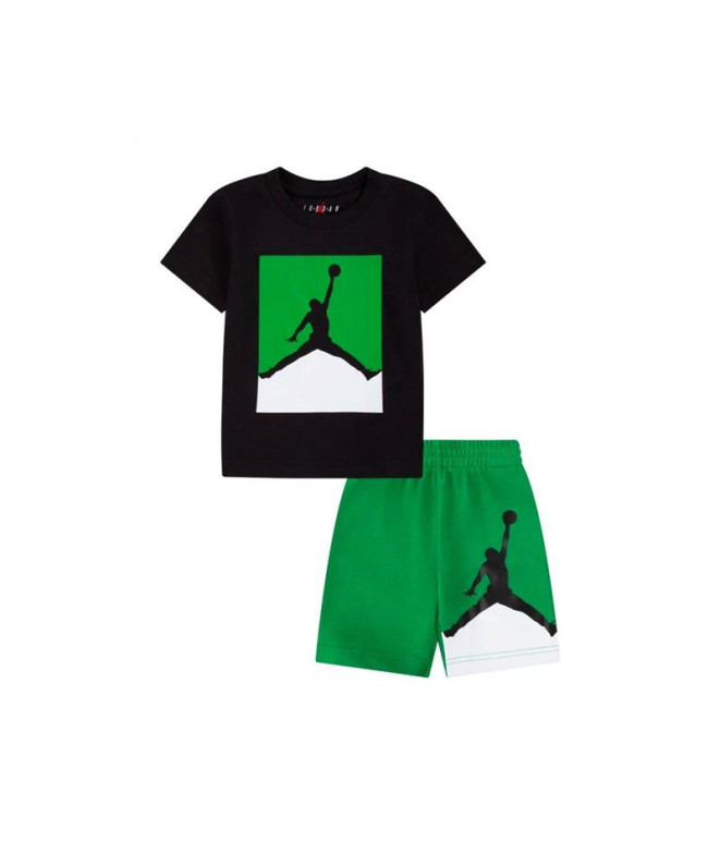 Conjunto Jordan Jumpman Ft Short Set Infantil Verde