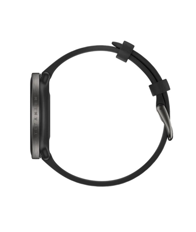 Relógio Polar Ignite 3 Titânio Silicone Preto