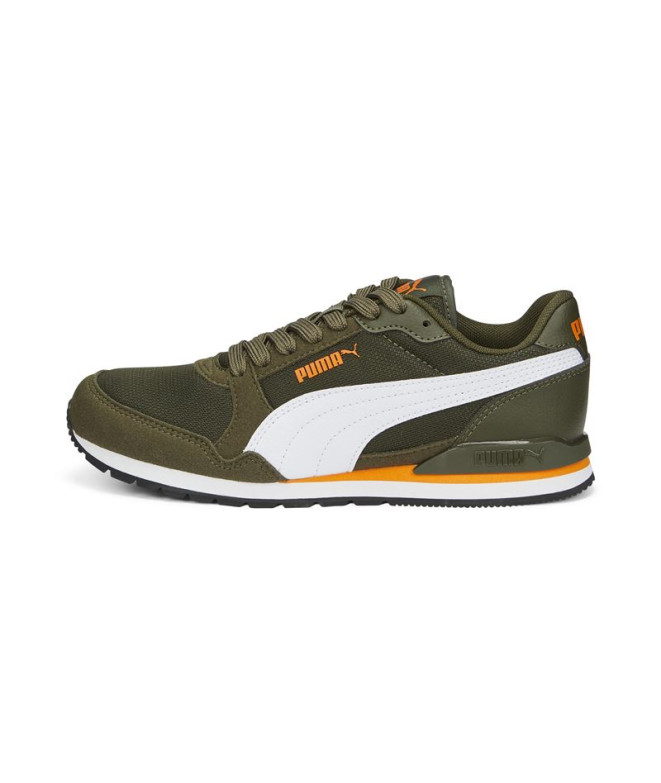 Zapatillas Puma St Runner V3 Mesh Niño Dark Olive