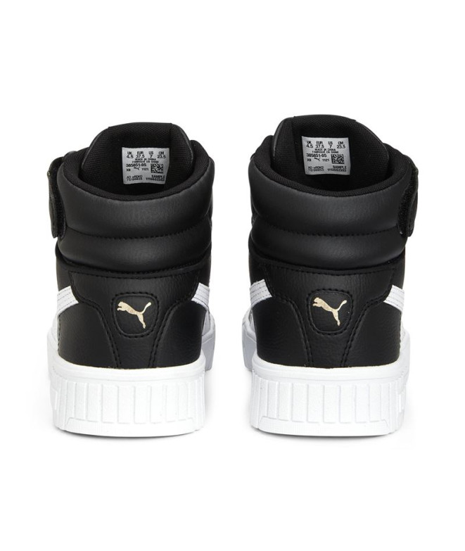 Zapatillas Puma Carina 2.0 Mid Mujer Negro
