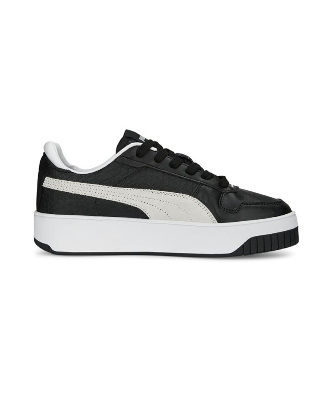 Zapatillas Puma Carina Street Logo P Mujer Negro