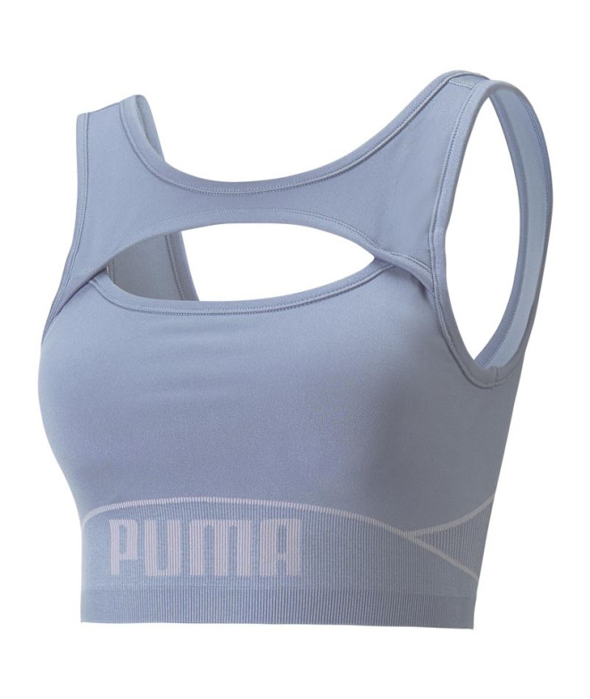 Puma Formknit Seamless Fa T-Shirt Femme Fitness Frêne Filtré