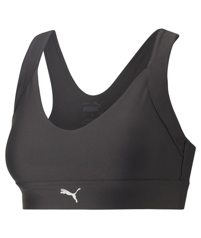 Camiseta Running Mulher De Puma High Impact Ultrafor Preto