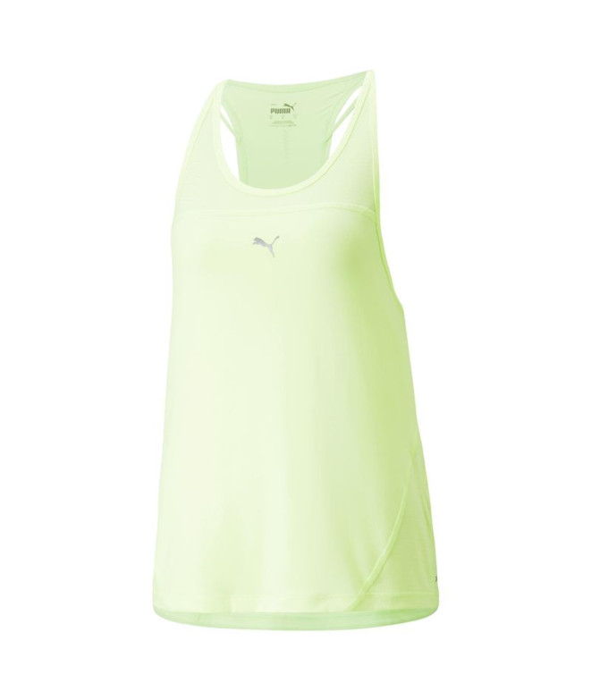 Top Running Puma Run Tank Amarelo rápido para mulher