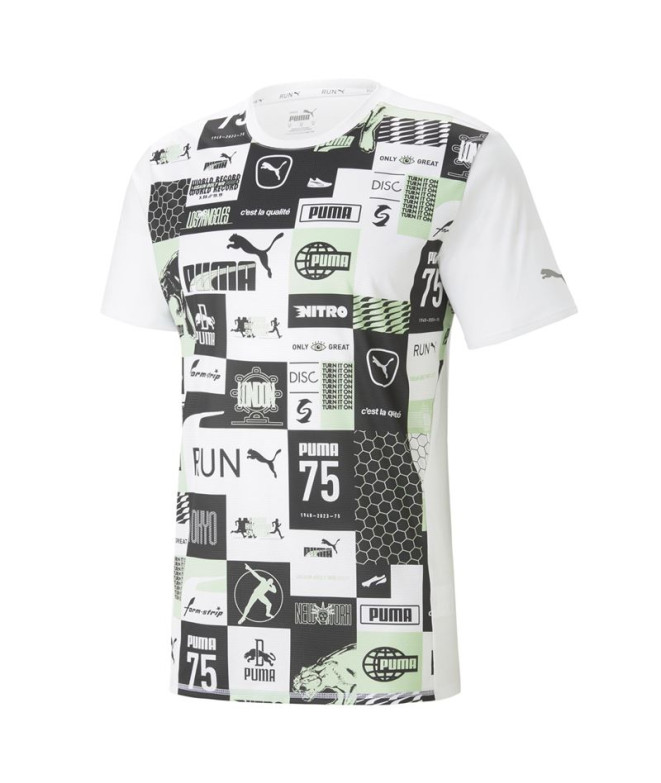 Camiseta De Running Puma Run Favorite Aop Blanco