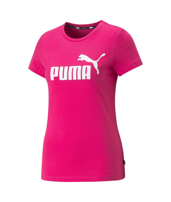 Camiseta Puma Ess Logo (S) Mulher Orchid Shadow