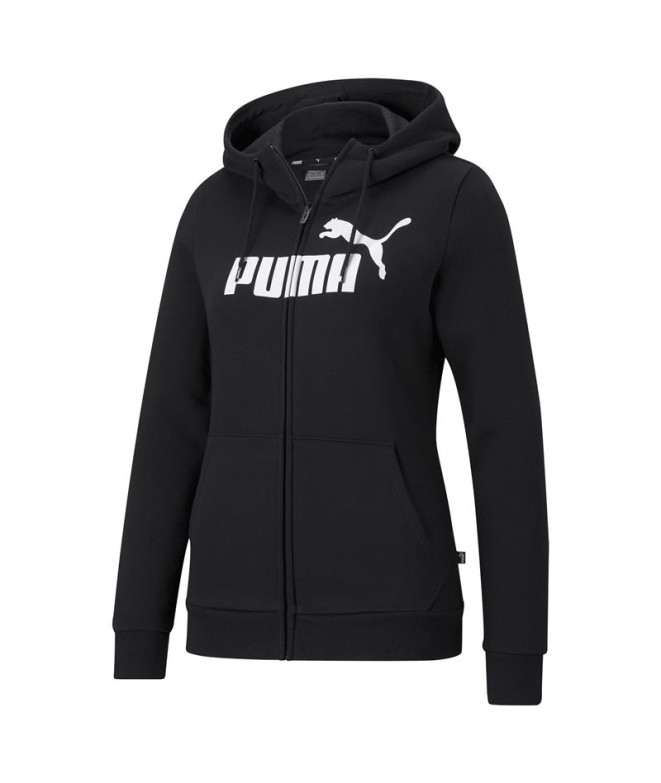 Moletom Puma Ess Logo Full-Zip Mulher