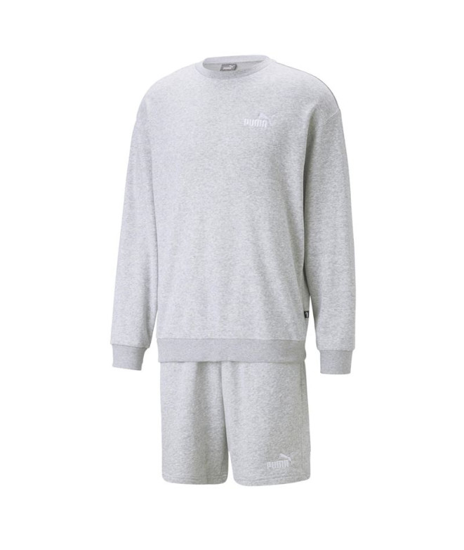 Chándal Puma Relaxed Sweat Suit Light Gris Heather