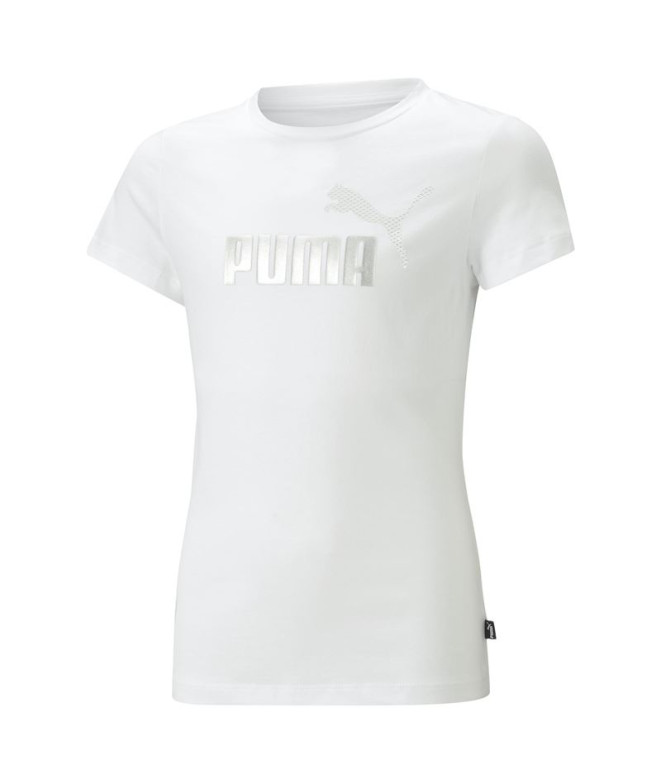 Camiseta Puma Ess+ Mermaid Graphic Niña Blanco