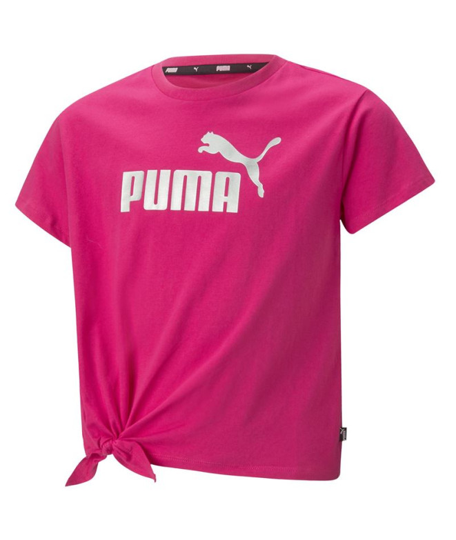 Camiseta Puma Ess+ Logo Knotted Te Niña