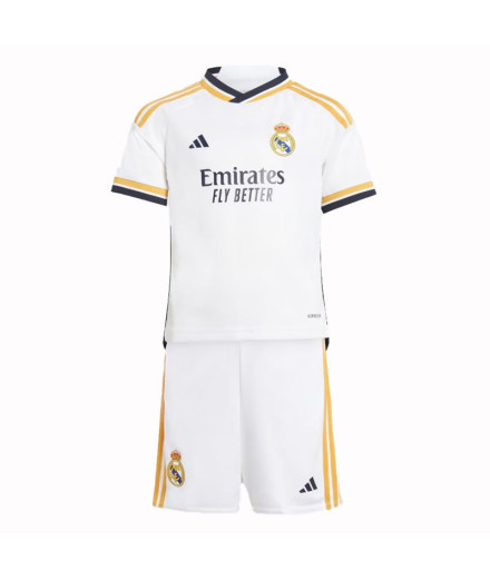 Conjunto de Fútbol adidas Real H Mini Infantil Blanco Conjunto de Fútbol adidas Real H Mini Infantil Blanco