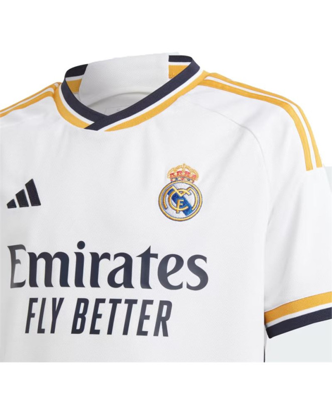 Camiseta de Fútbol adidas Real Madrid Niño Blanco